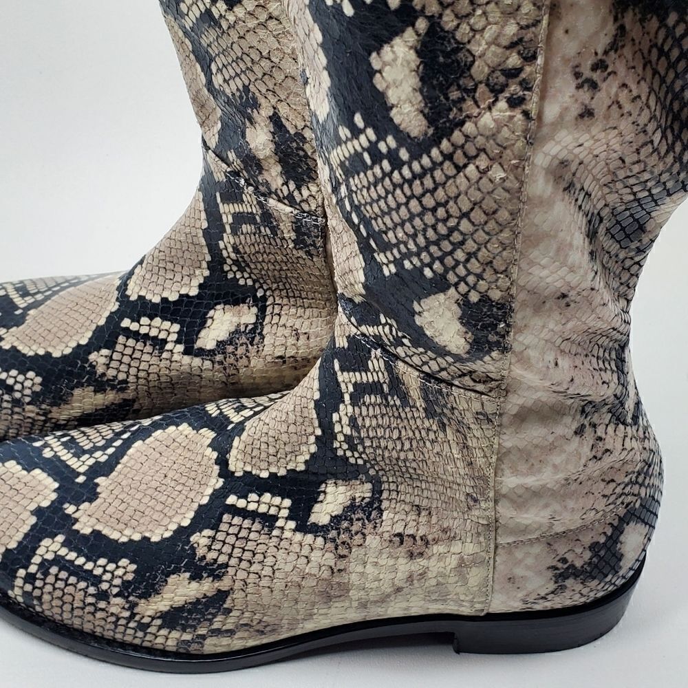Stuart Weitzman pathython over the knee‎ flat hee… - image 12